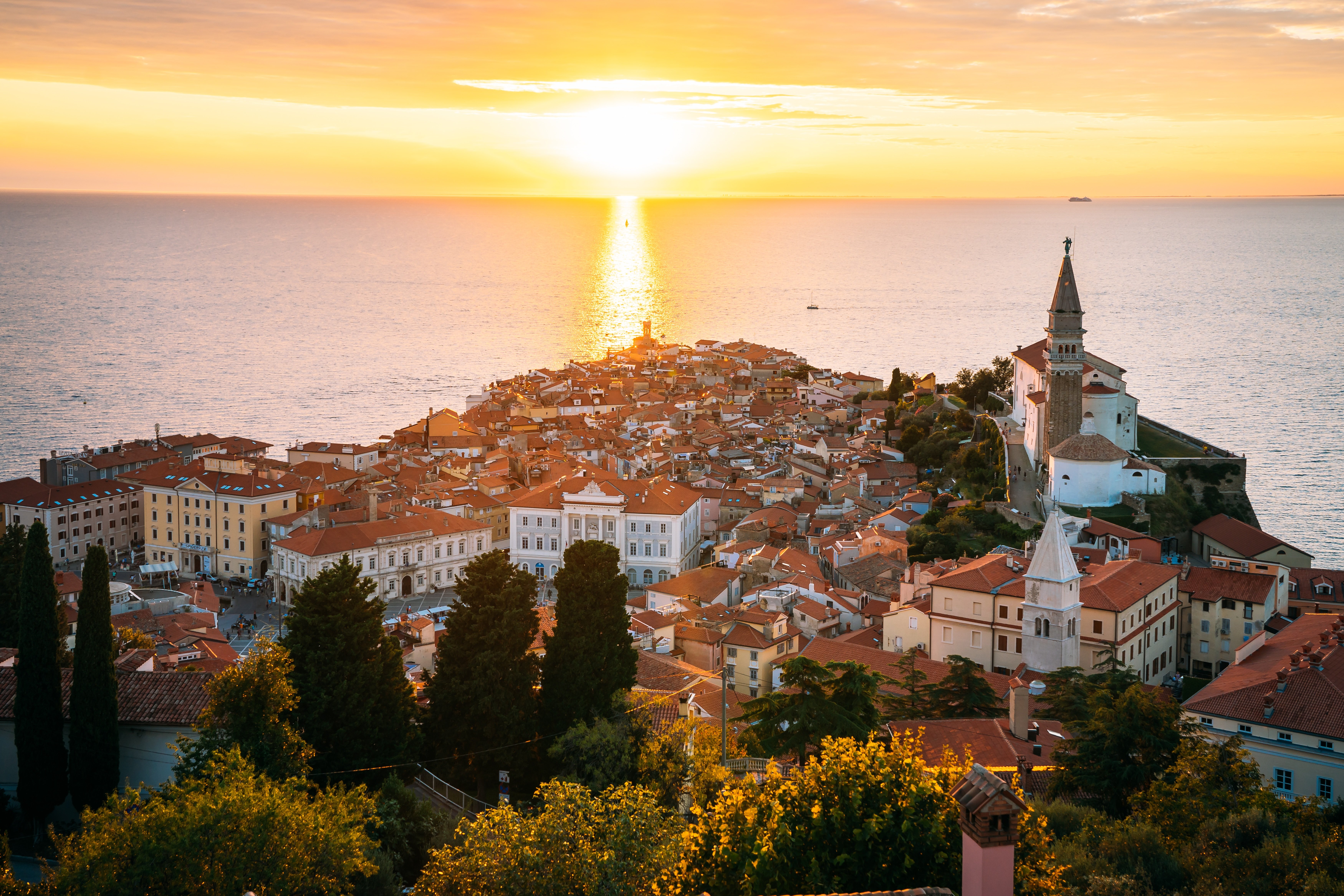 Piran rooftops
