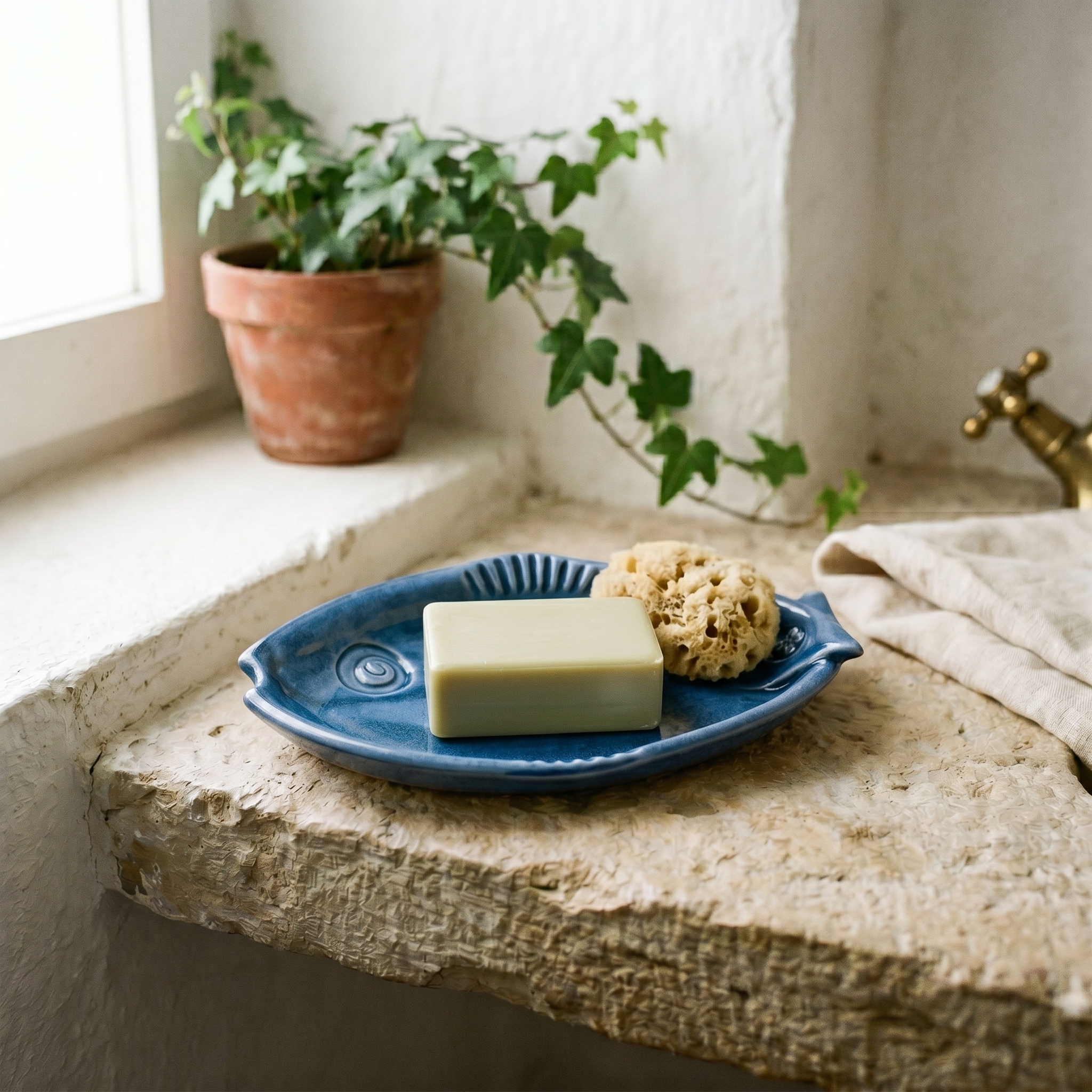 Soap dish / Adriatic Cobalt