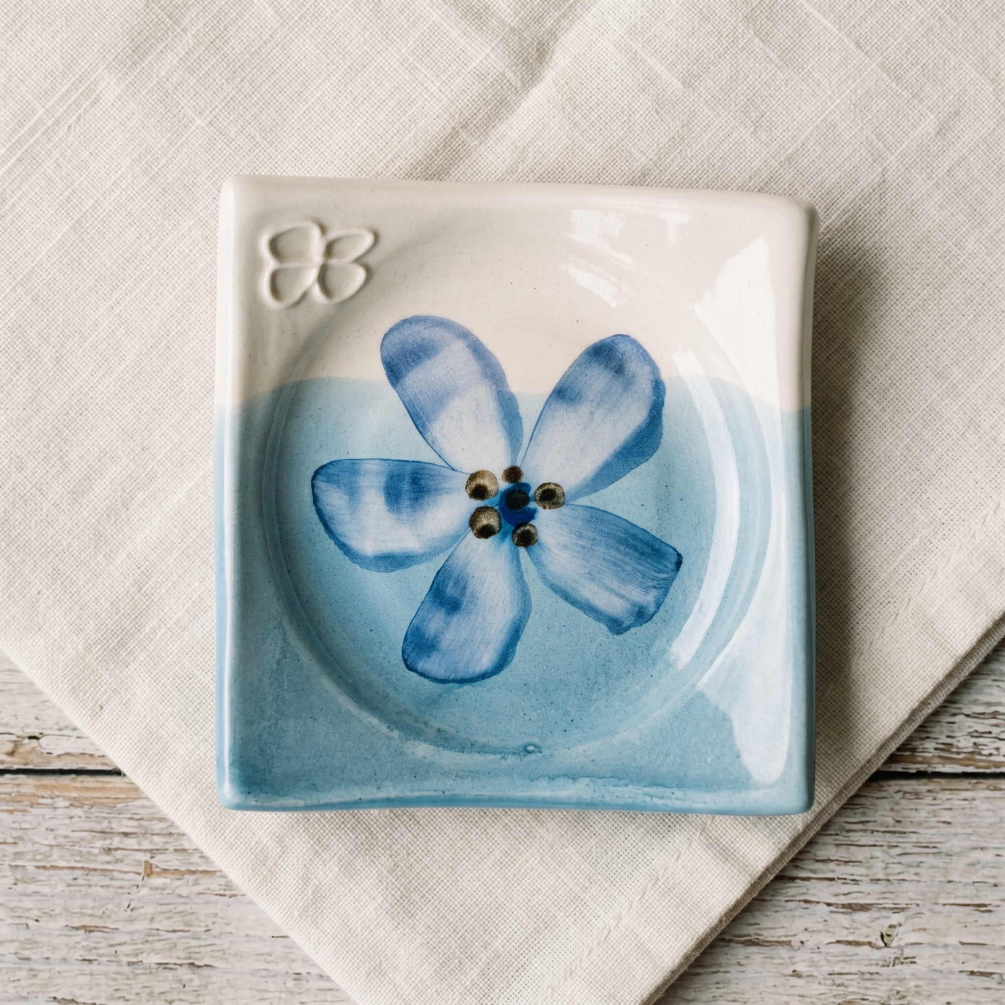 The Bloom Square in Adriatic Blue