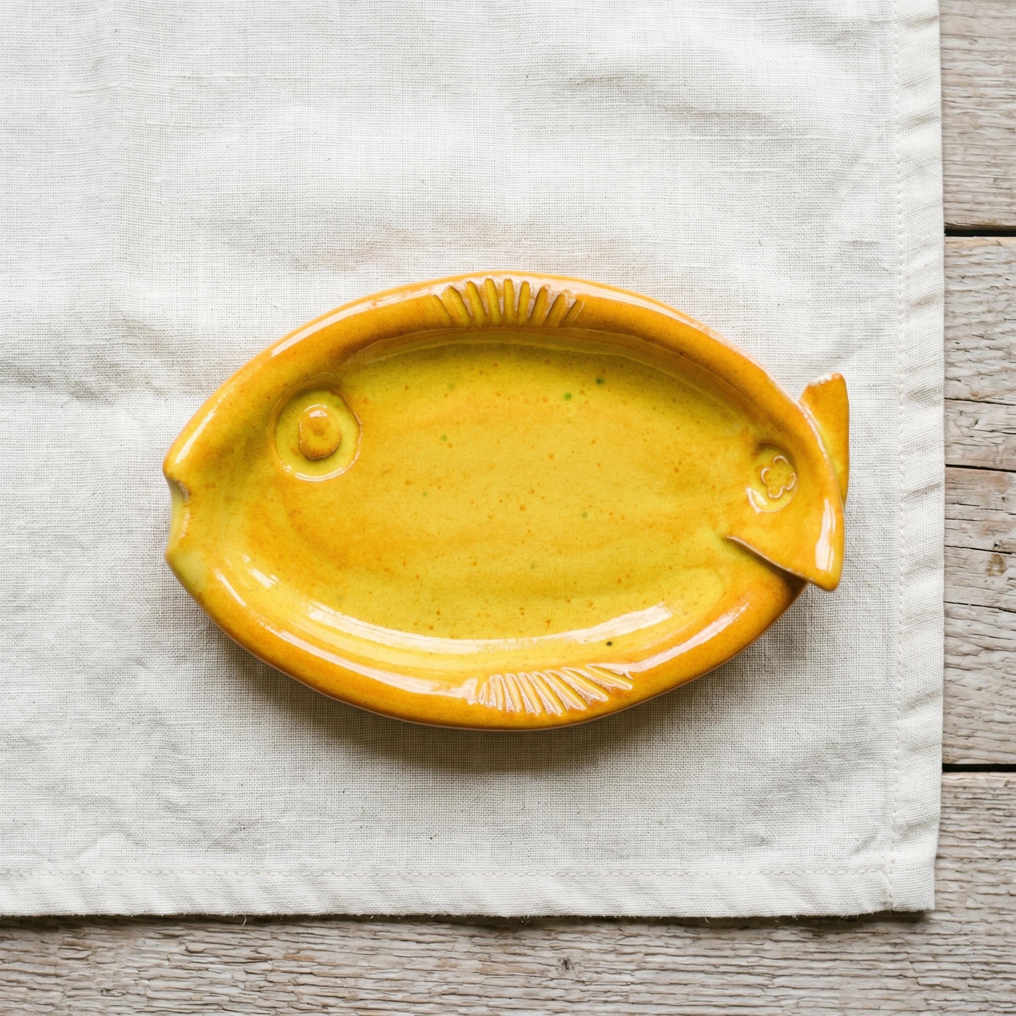 The Sardine Plate in Bell-Tower Gold